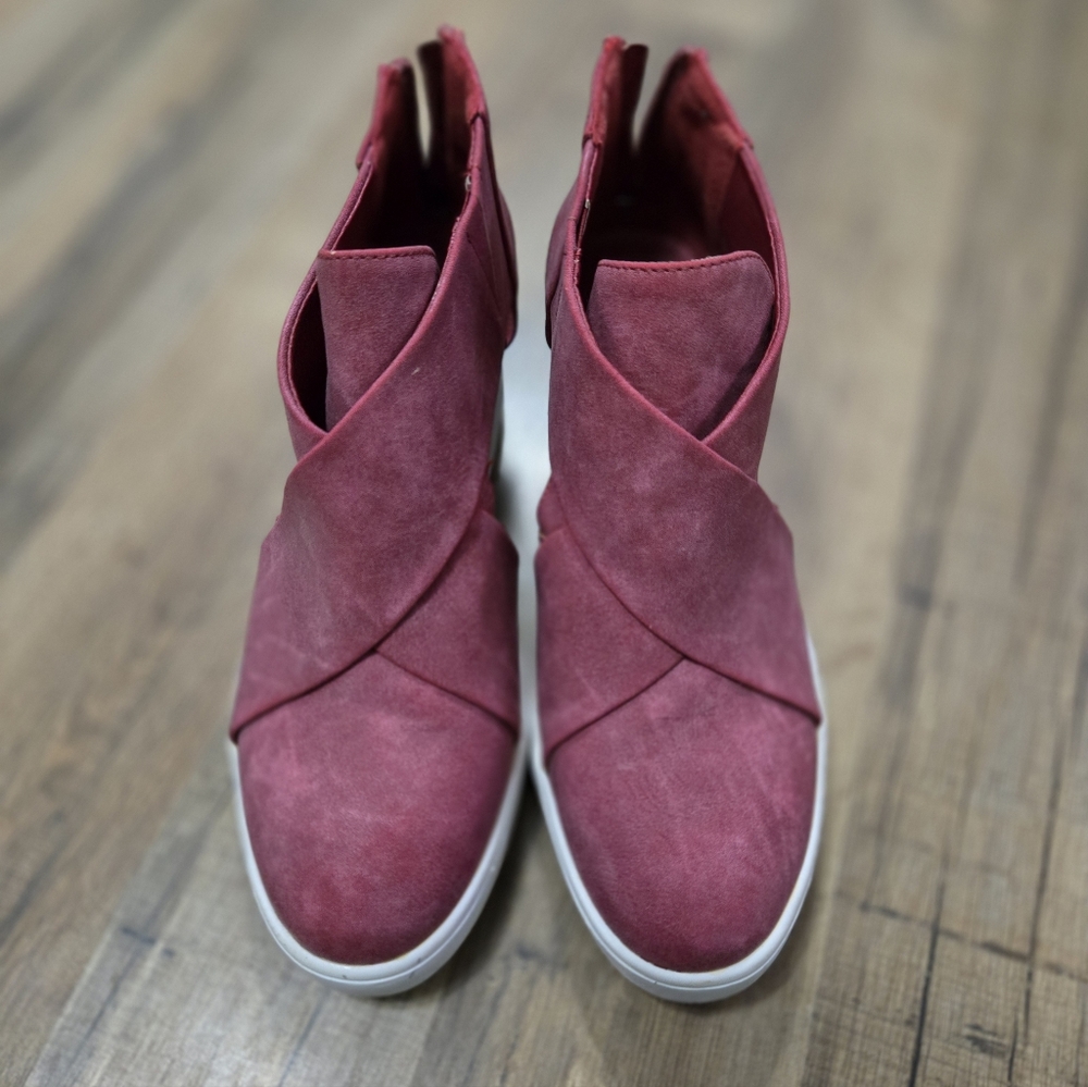 JOURNEE COLLECTION WOMEN'S SENNA SNEAKER BOOTIES,PINK,US SIZE 7